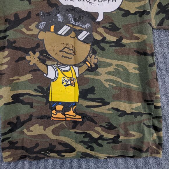 Hypnotize Men's Graphic T-Shirt Camo Medium I Love It When You Call Me Big Poppa - Picture 5 of 12